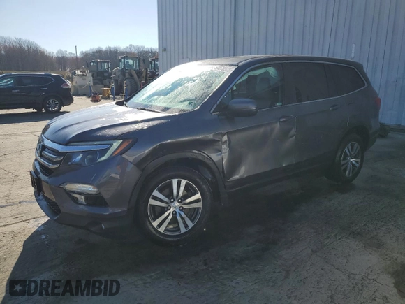 2018 Honda Pilot EX-L with VIN 5FNYF6H59JB066733, listed as a Copart auction lot 50876575 with 135,379 mi miles and Salvage Title. Bid and sale history available at carsss.com. Image 1.