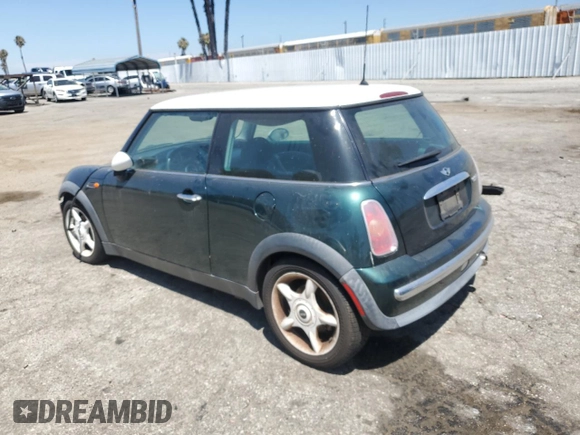 2002 MINI Hardtop with VIN WMWRC33442TC35176, listed as a Copart auction lot 65486135 with 58,504 mi miles and Clean title. Bid and sale history available at DreamBid. Image 2.