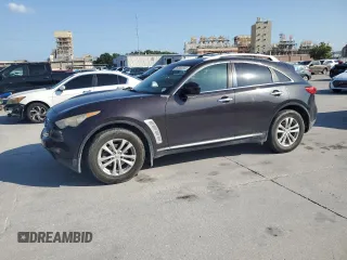 2010 Infiniti FX with VIN JN8AS1MW9AM856785, listed as a Copart auction lot 63583555 with 241,400 mi miles and Salvage title. Bid and sale history available at DreamBid. Image 1.