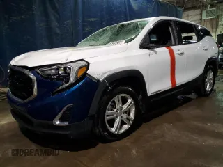 2019 GMC Terrain SLE with VIN 3GKALMEV6KL183986, listed as a Copart auction lot 46639265 with 90,778 mi miles and Clean Title. Bid and sale history available at carsss.com. Image 1.