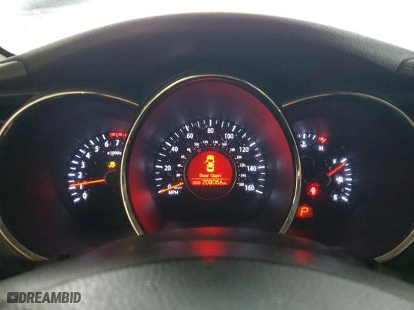 2011 Kia Optima EX with VIN KNAGN4A71B5078261, listed as a Copart auction lot 51477365 with 208,056 mi miles and Salvage Title. Bid and sale history available at carsss.com. Image 9.