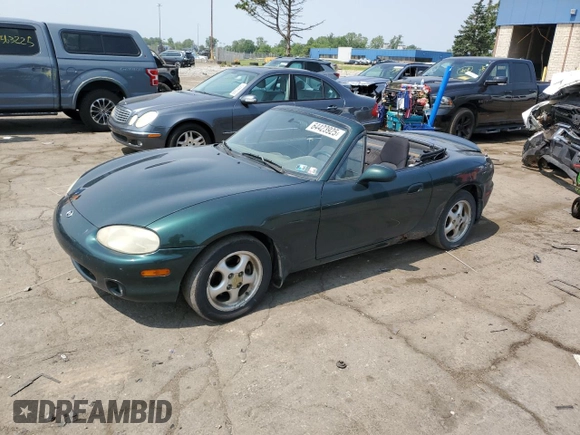 2000 Mazda MX-5 Miata with VIN JM1NB3533Y0151883, listed as a Copart auction lot 64423925 with 180,275 mi miles and Salvage title. Bid and sale history available at DreamBid. Image 1.