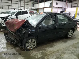 2009 Kia Spectra LX with VIN KNAFE221295625557, listed as a Copart auction lot 89319855 with Not Provided miles and Non Repairable. Bid and sale history available at carsss.com. Image 1.