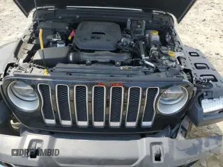 2019 Jeep Wrangler Unlimited Sahara with VIN 1C4HJXEN5KW523978, listed as a Copart auction lot 60188735 with 21,937 mi miles and Salvage title. Bid and sale history available at DreamBid. Image 12.