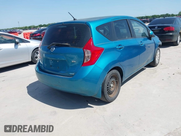 2014 Nissan Note SV with VIN 3N1CE2CP4EL386910, listed as a IAAI auction lot 42009389 with 114,628 mi miles and . Bid and sale history available at DreamBid. Image 4.