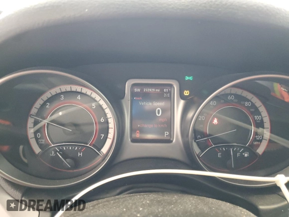2014 Dodge Journey Crossroad with VIN 3C4PDCGG5ET280807, listed as a Copart auction lot 52687365 with 232,929 mi miles and Salvage title. Bid and sale history available at DreamBid. Image 9.