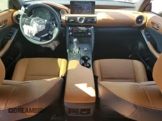 2025 Lexus IS with VIN JTHBZ1B2XS5083105, listed as a Copart auction lot 44640305 with 724 mi miles and Salvage Title. Bid and sale history available at carsss.com. Image 8.