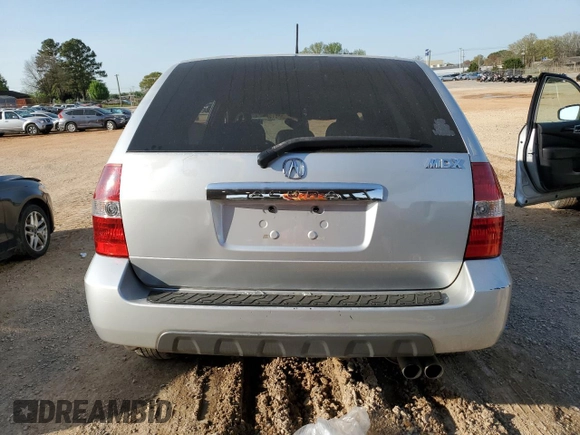 2003 Acura MDX Touring with VIN 2HNYD18663H518193, listed as a Copart auction lot 51569975 with Not Provided miles and Salvage Title. Bid and sale history available at DreamBid. Image 6.