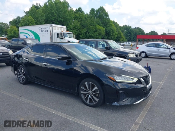 2020 Nissan Maxima SV with VIN 1N4AA6CV5LC364726, listed as a IAAI auction lot 42747680 with 151,806 mi miles and . Bid and sale history available at DreamBid. Image 1.