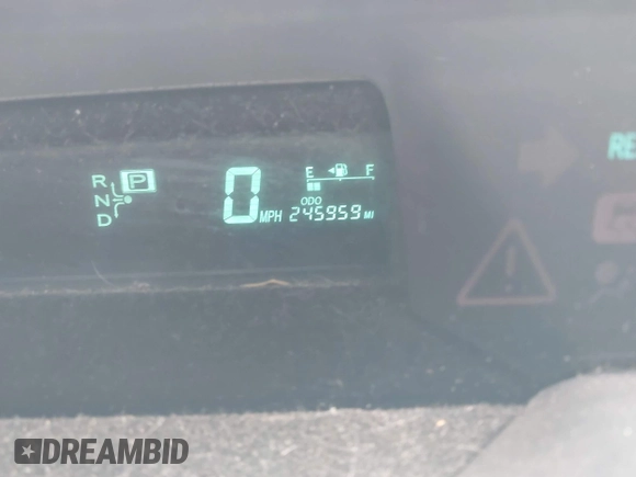 2008 Toyota Prius with VIN JTDKB20U787756722, listed as a IAAI auction lot 42133840 with 245,959 mi miles. Bid and sale history available at carsss.com. Image 7.