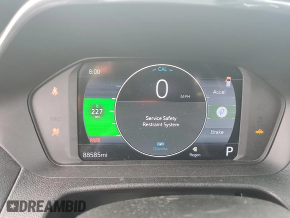 2023 Chevrolet Bolt EV 2LT with VIN 1G1FX6S08P4133686, listed as a Copart auction lot 61087815 with 88,585 mi miles and Non repairable. Bid and sale history available at DreamBid. Image 9.