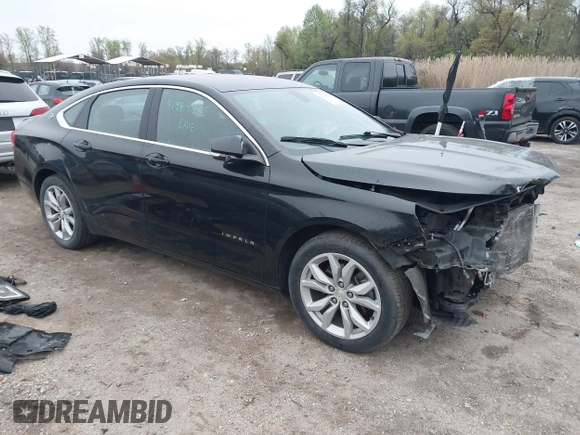 2019 Chevrolet Impala LT with VIN 1G11Z5S36KU104463, listed as a IAAI auction lot 41989775 with 56,364 mi miles and . Bid and sale history available at DreamBid. Image 1.