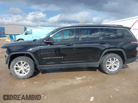 2023 Jeep Grand Cherokee Limited z VIN 1C4RJKBG6P8859034, wystawiony jako IAAI lot #41763549 z przebiegiem 24 476 mil mil oraz . Historia ofert i sprzedaży dostępna na DreamBid. Obrazek 15.