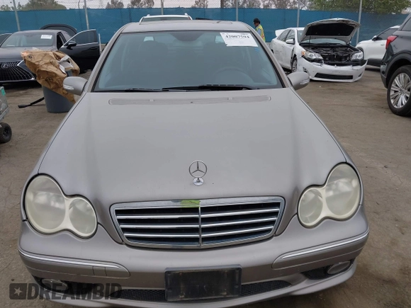 2005 Mercedes-Benz C 230 Kompressor with VIN WDBRF40J35F689993, listed as a IAAI auction lot 42007594 with 253,432 mi miles and . Bid and sale history available at DreamBid. Image 6.