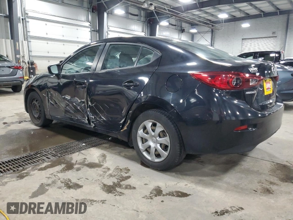 2015 Mazda 3 i SV with VIN JM1BM1T77F1273127, listed as a Copart auction lot 50403795 with 135,182 mi miles and Salvage Title. Bid and sale history available at carsss.com. Image 2.