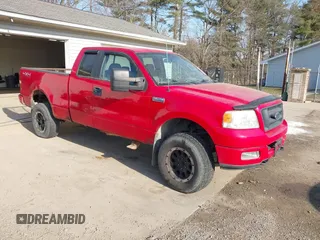 2005 Ford F-150 STX with VIN 1FTRX14W35NA68052, listed as a IAAI auction lot 41768704 with 146,336 mi miles. Bid and sale history available at carsss.com. Image 1.