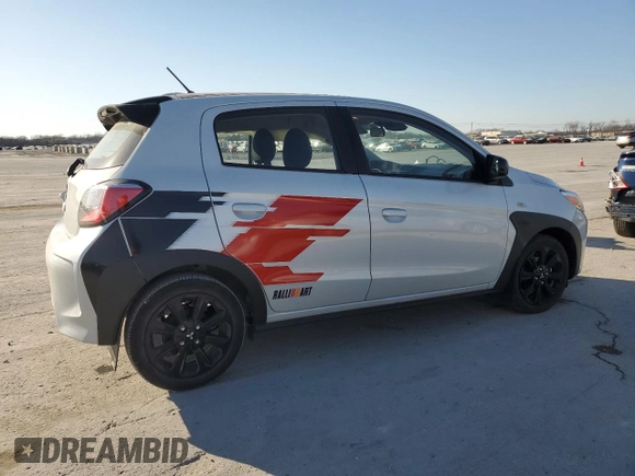 2023 Mitsubishi Mirage Black Edition с VIN ML32AWHJ6PH004865, выставлен на аукционе Copart как лот 48791185 с пробегом 11 931 миль миль и Списание • Salvage title. История ставок и продаж доступна на DreamBid. Изображение 3.