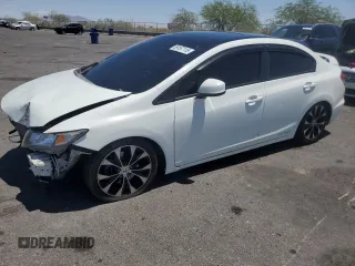 2013 Honda Civic Si with VIN 2HGFB6E54DH705950, listed as a Copart auction lot 59167115 with 146,467 mi miles and Salvage title. Bid and sale history available at DreamBid. Image 1.