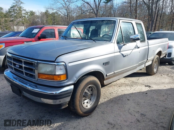 1995 Ford F-150 with VIN 1FTEX15N9SKA60572, listed as a IAAI auction lot 41606038 with 1 mi miles. Bid and sale history available at carsss.com. Image 2.