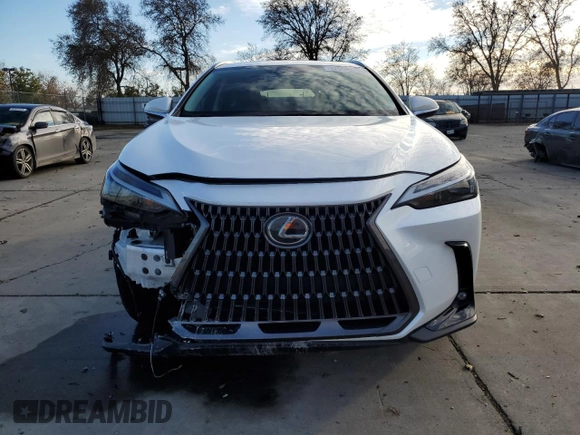 2022 Lexus NX 350 with VIN 2T2AGCEZ9NC010558, listed as a Copart auction lot 82059973 with 9,180 mi miles and . Bid and sale history available at DreamBid. Image 5.