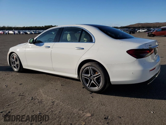 2023 Mercedes-Benz E 350 with VIN W1KZF8EB8PB168018, listed as a Copart auction lot 45576155 with 10,263 mi miles and Salvage Title. Bid and sale history available at DreamBid. Image 2.