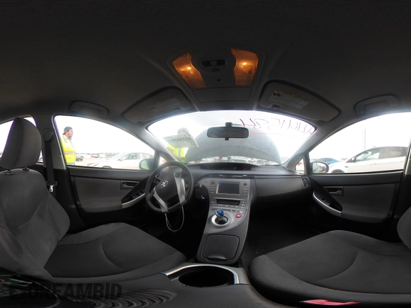 2013 Toyota Prius One with VIN JTDKN3DU3D0340452, listed as a IAAI auction lot 42141584 with 154,187 mi miles. Bid and sale history available at carsss.com. Image 18.