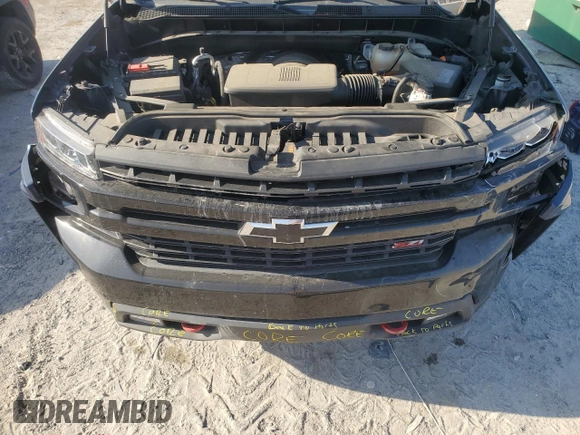 2021 Chevrolet Silverado 1500 LT Trail Boss with VIN 3GCPYFED1MG304039, listed as a Copart auction lot 53275365 with 47,271 mi miles and Salvage Title. Bid and sale history available at DreamBid. Image 11.