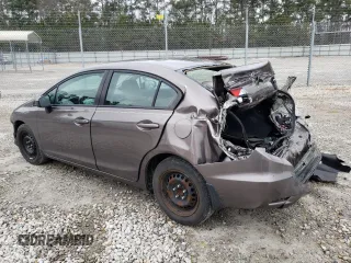2015 Honda Civic Sedan LX with VIN 19XFB2F57FE248961, listed as a Copart auction lot 46112165 with 49,502 mi miles and Salvage Title. Bid and sale history available at carsss.com. Image 2.