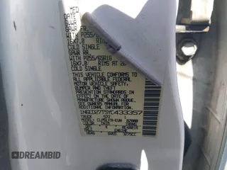2000 Nissan Frontier XE z VIN 1N6ED27T5YC433357, wystawiony jako IAAI lot #42405160 z przebiegiem 290 620 mil mil oraz . Historia ofert i sprzedaży dostępna na DreamBid. Obrazek 9.