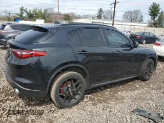 2019 Alfa Romeo Stelvio Ti with VIN ZASPAKBN3K7C55789, listed as a Copart auction lot 51557835 with 105,118 mi miles and Salvage title. Bid and sale history available at DreamBid. Image 3.