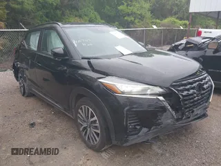 2024 Nissan Kicks SR with VIN 3N1CP5DV7RL473473, listed as a IAAI auction lot 41955120 with 21,012 mi miles. Bid and sale history available at carsss.com. Image 1.