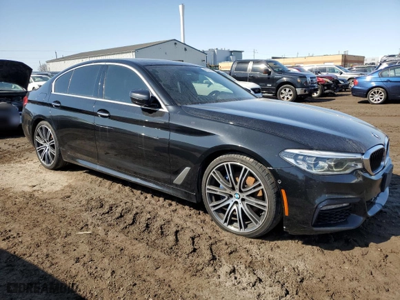 2018 BMW 5 Series 530i xDrive with VIN WBAJA7C5XJG908026, listed as a Copart auction lot 48354075 with 134,996 mi miles and Clean Title. Bid and sale history available at carsss.com. Image 4.
