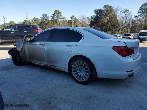 2012 BMW 7 Series 750i xDrive with VIN WBAKC6C54CDX99334, listed as a Copart auction lot 45408845 with 0 mi miles and Salvage Title. Bid and sale history available at carsss.com. Image 2.