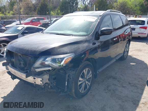 2017 Nissan Pathfinder Platinum with VIN 5N1DR2MN1HC905233, listed as a IAAI auction lot 41937330 with 117,326 mi miles. Bid and sale history available at carsss.com. Image 2.