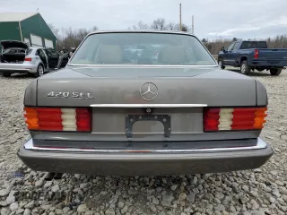 1986 Mercedes-Benz 420 Series 420SEL with VIN WDBCA35D4GA263506, listed as a Copart auction lot 48730394 with 154,858 mi miles and Salvage Title. Bid and sale history available at carsss.com. Image 6.