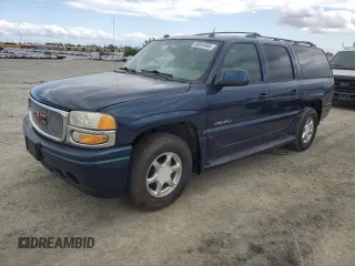 2005 GMC Yukon XL z VIN 1GKFK66U35J258181, wystawiony jako Copart lot #50840465 z przebiegiem 182 818 mil mil oraz Szkoda całkowita • Salvage title. Historia ofert i sprzedaży dostępna na DreamBid. Obrazek 1.