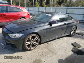 2015 BMW 4 Series 435i with VIN WBA3R1C59FK193517, listed as a Copart auction lot 88938695 with 166,102 mi miles and Salvage Title. Bid and sale history available at carsss.com. Image 1.