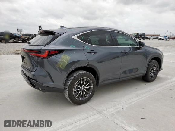 2025 Lexus NX 350h Premium z VIN 2T2GKCEZ3SC033838, wystawiony jako Copart lot #58584235 z przebiegiem Nie podano mil oraz Szkoda całkowita • Salvage title. Historia ofert i sprzedaży dostępna na DreamBid. Obrazek 3.