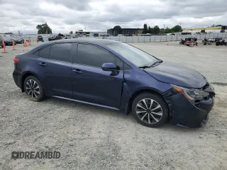 2020 Toyota Corolla LE with VIN JTDEPRAE9LJ052757, listed as a Copart auction lot 53683115 with 82,223 mi miles and Salvage Title. Bid and sale history available at carsss.com. Image 4.