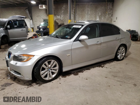 2006 BMW 3 Series 325i with VIN WBAVB13546PT23767, listed as a Copart auction lot 71352944 with 144,778 mi miles and Salvage Title. Bid and sale history available at carsss.com. Image 1.