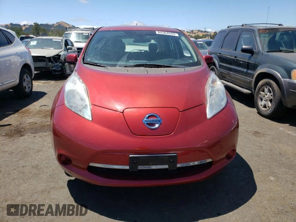 2015 Nissan LEAF SV with VIN 1N4AZ0CP2FC316001, listed as a Copart auction lot 62564533 with 64,069 mi miles. Bid and sale history available at carsss.com. Image 5.