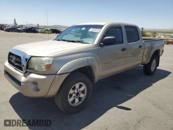 2005 Toyota Tacoma PreRunner with VIN 5TEKU72N45Z027207, listed as a Copart auction lot 53044435 with 166,084 mi miles and Clean Title. Bid and sale history available at carsss.com. Image 1.
