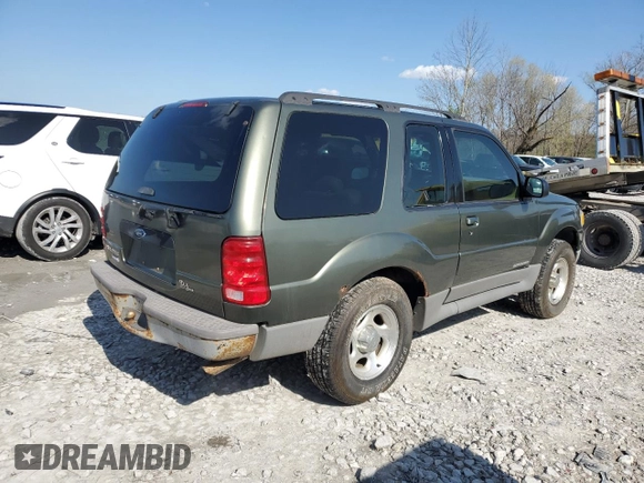 2001 Ford Explorer Sport with VIN 1FMYU70EX1UA91585, listed as a Copart auction lot 50951255 with 239,626 mi miles and Salvage title. Bid and sale history available at DreamBid. Image 3.