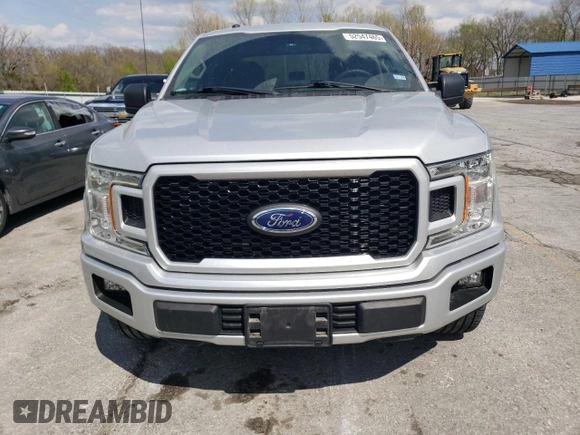 2018 Ford F-150 XL with VIN 1FTEW1C54JKF74723, listed as a Copart auction lot 52547465 with 107,232 mi miles and Salvage title. Bid and sale history available at DreamBid. Image 5.