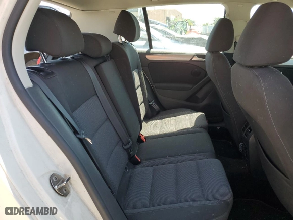 2014 Volkswagen Golf TDI w/Sunroof & Nav with VIN WVWDM7AJ5EW011506, listed as a Copart auction lot 61379074 with 97,701 mi miles and Salvage Title. Bid and sale history available at carsss.com. Image 10.