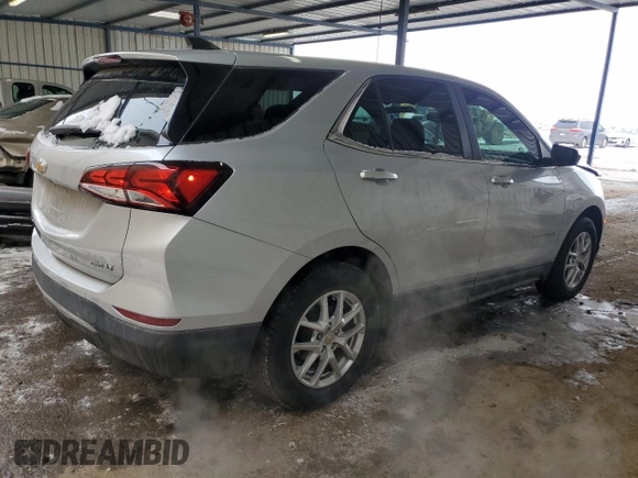 2022 Chevrolet Equinox LT with VIN 2GNAXTEV6N6116136, listed as a Copart auction lot 45672375 with 69,212 mi miles and Non Repairable. Bid and sale history available at carsss.com. Image 3.
