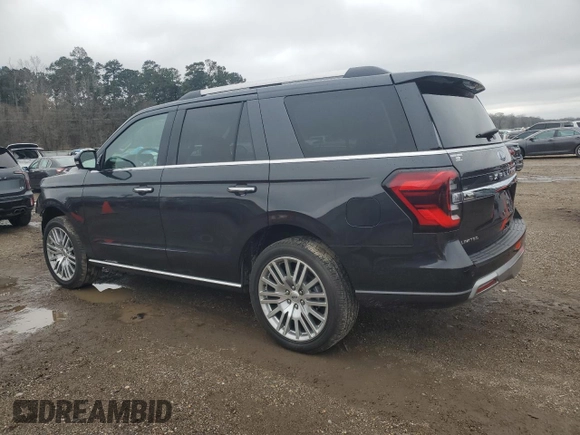 2024 Ford Expedition Limited with VIN 1FMJU1K89REA73736, listed as a Copart auction lot 45200335 with 6,554 mi miles and Salvage Title. Bid and sale history available at carsss.com. Image 2.