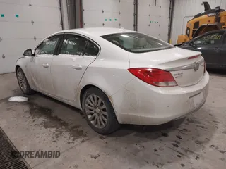 2011 Buick Regal CXL RL3 with VIN 2G4GR5EC0B9182579, listed as a IAAI auction lot 41593715 with 1 mi miles. Bid and sale history available at carsss.com. Image 3.