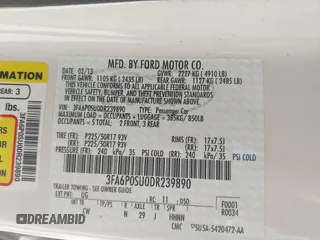 2013 Ford Fusion Titanium with VIN 3FA6P0SU0DR239890, listed as a IAAI auction lot 42745530 with 129,458 mi miles and . Bid and sale history available at DreamBid. Image 9.