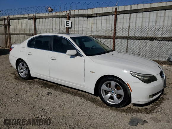 2008 BMW 5 Series z VIN WBAN453588CT16817, wystawiony jako Copart lot #54245065 z przebiegiem 103 603 mil mil oraz Czysty tytuł • Clean title. Historia ofert i sprzedaży dostępna na DreamBid. Obrazek 4.